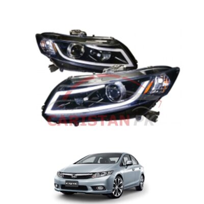 Honda Civic Rebirth DRL Projector Head Lamp 2012-15