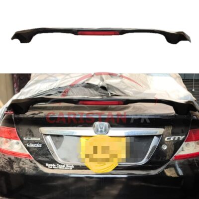 Unpainted Universal Sedan Trunk Spoiler With LED Light Design B