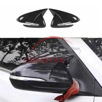 Hyundai Elantra Batman Style Side Mirror Cover Carbon Fiber