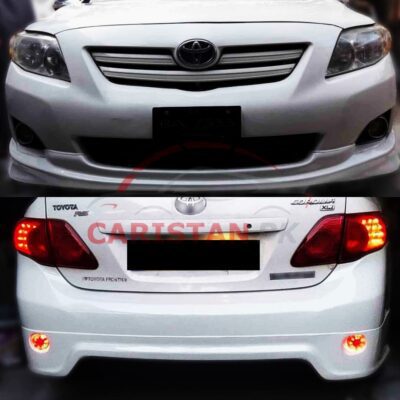 Unpainted Toyota Corolla Fiber Glass Design A Body Kit 2009-10 2 Pc