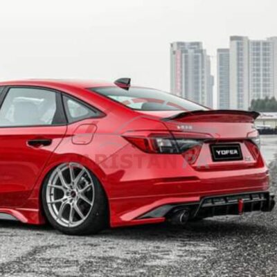 Unpainted Honda Civic Fiber Glass Body Kit 2 Piece 2022 Model & Onwards