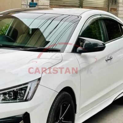 Hyundai Elantra Batman Style Side Mirror Cover Carbon Fiber