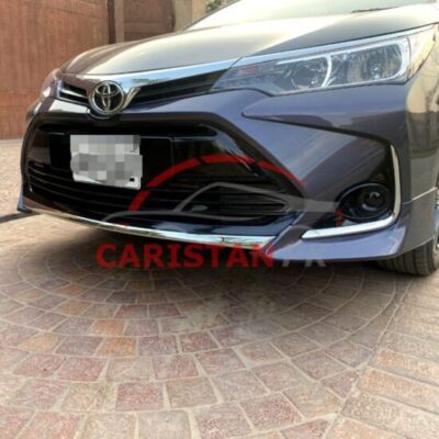 Unpainted Toyota Corolla Altis X Facelift Kit With Side Skirts ABS Plastic